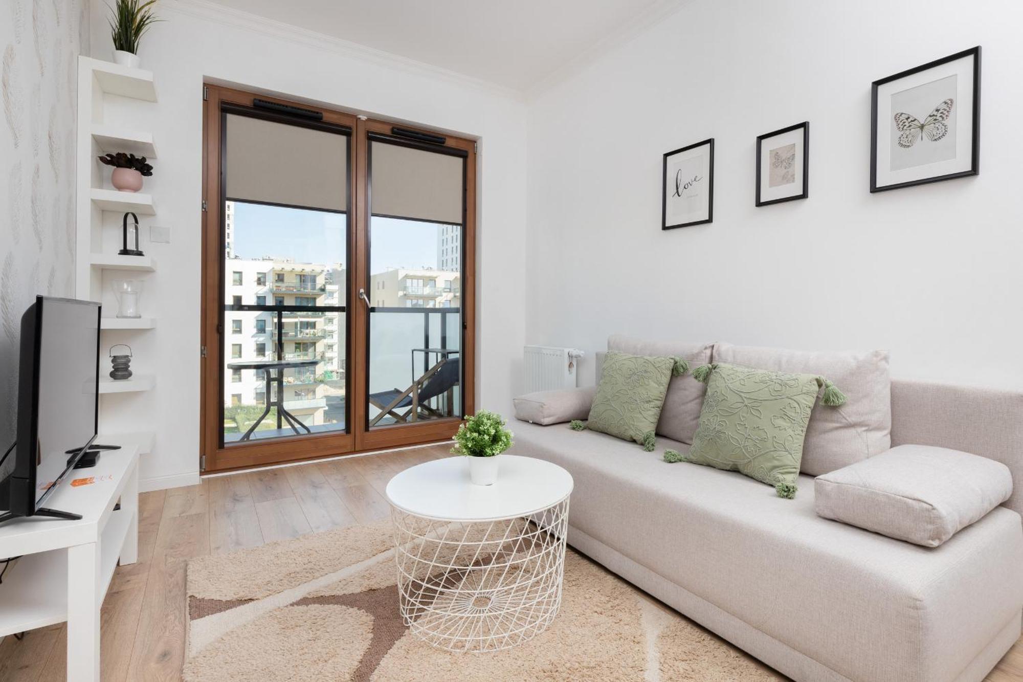 Starowiejska Apartment With Balcony Next To Arena Gdansk Stadium By Noclegi Renters Gdańsk Exterior foto