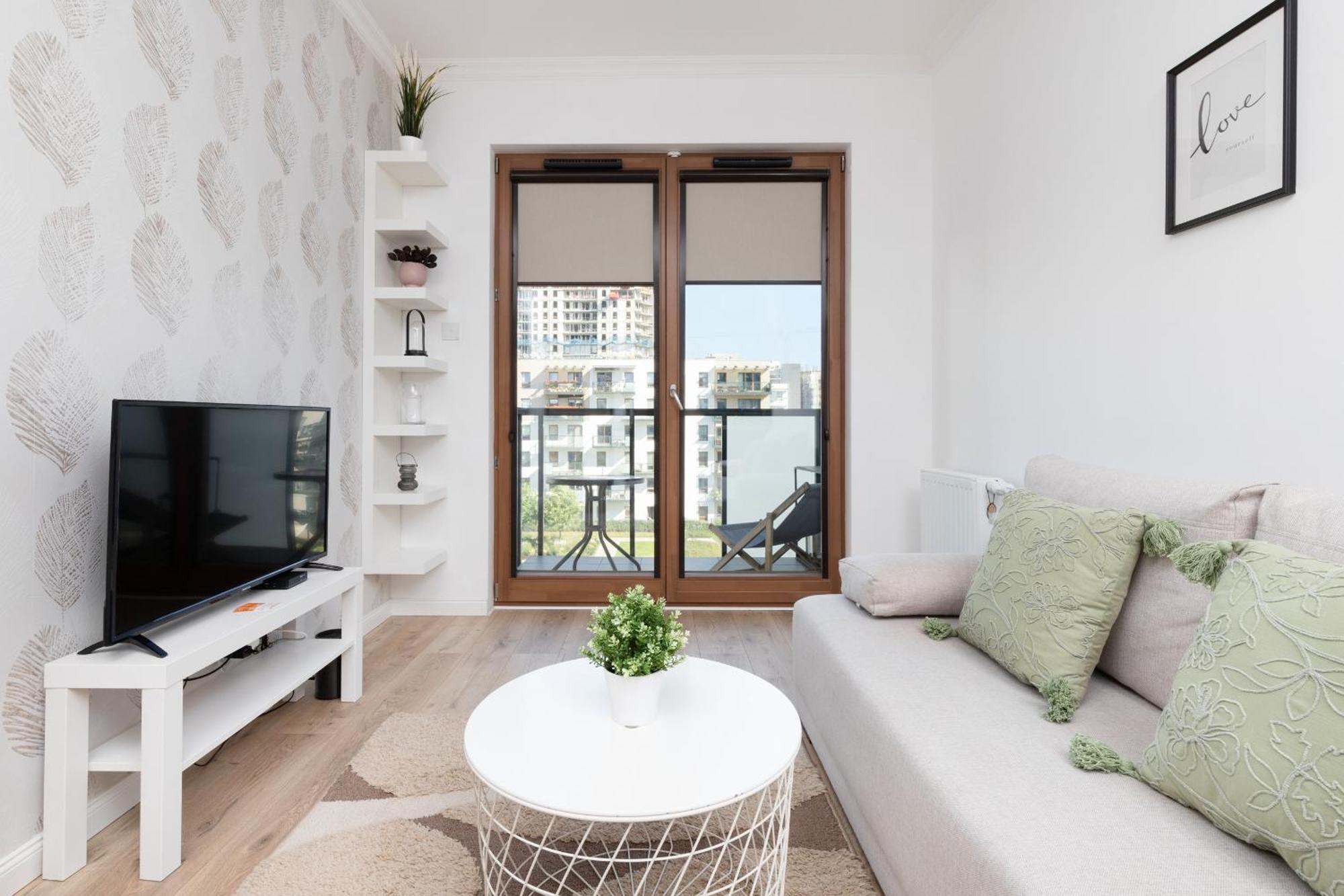 Starowiejska Apartment With Balcony Next To Arena Gdansk Stadium By Noclegi Renters Gdańsk Exterior foto